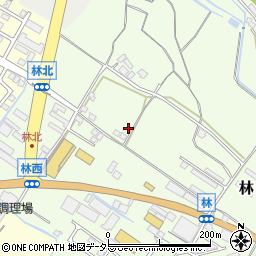 滋賀県栗東市林409周辺の地図