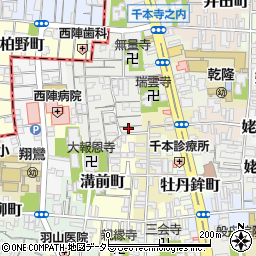 京都府京都市上京区柏清盛町989-10周辺の地図