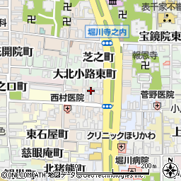 京都府京都市上京区芝薬師町624周辺の地図