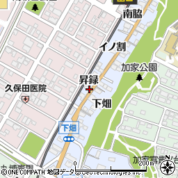 愛知県東海市荒尾町昇録周辺の地図