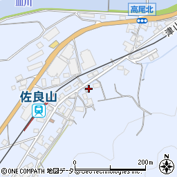 岡山県津山市高尾180周辺の地図