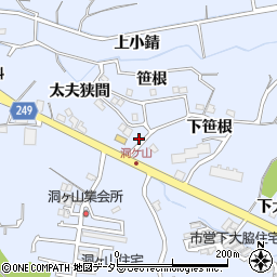 愛知県東海市荒尾町太夫狭間周辺の地図