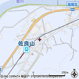 岡山県津山市高尾599周辺の地図