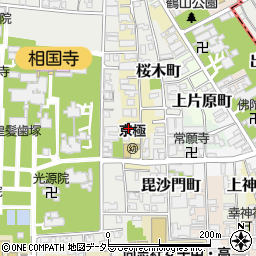 京都府京都市上京区薮之下町428周辺の地図