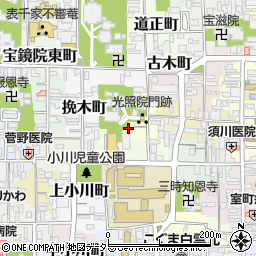 京都府京都市上京区安楽小路町周辺の地図