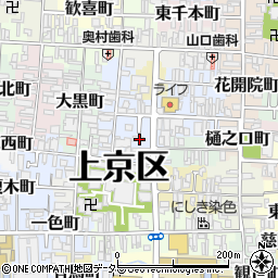 京都府京都市上京区伊佐町200周辺の地図