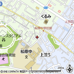 滋賀県草津市下笠町100-6周辺の地図