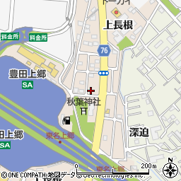 愛知県豊田市永覚町上長根5-157周辺の地図