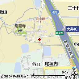 京都府亀岡市大井町北金岐観音下16周辺の地図