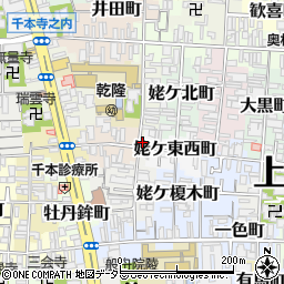 京都府京都市上京区姥ケ東西町611周辺の地図