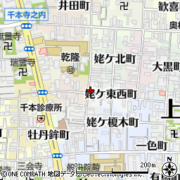 京都府京都市上京区姥ケ東西町611周辺の地図