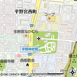 京都府京都市北区平野宮本町1周辺の地図