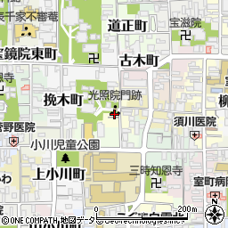ｂｅ京都周辺の地図