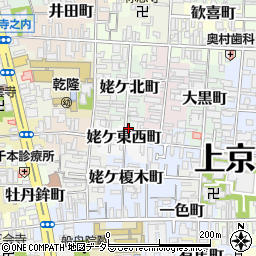 京都府京都市上京区姥ケ東西町632周辺の地図