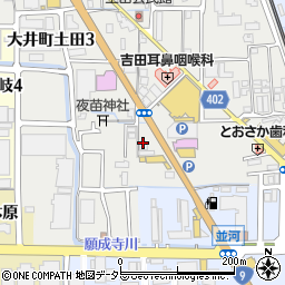 株式会社井尻商会　亀岡営業所周辺の地図