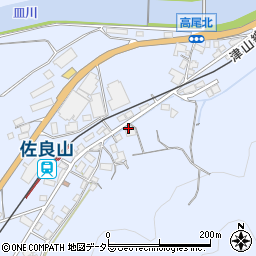 岡山県津山市高尾179周辺の地図