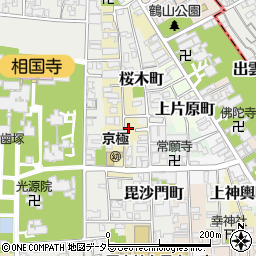 京都府京都市上京区薮之下町429-2周辺の地図