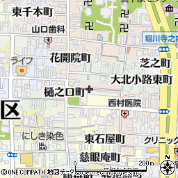 京都府京都市上京区曼陀羅町周辺の地図