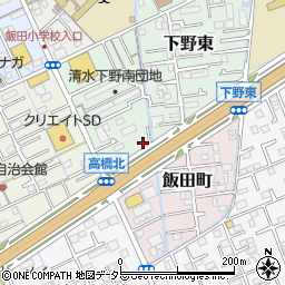 静岡県静岡市清水区下野東4-49周辺の地図