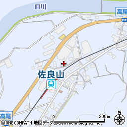 岡山県津山市高尾590周辺の地図