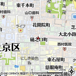 京都府京都市上京区樋之口町周辺の地図