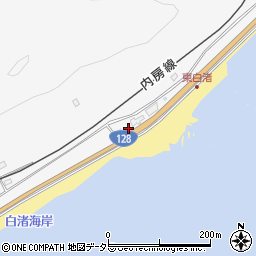 千葉県南房総市和田町白渚458-14周辺の地図