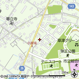 滋賀県草津市下笠町680周辺の地図