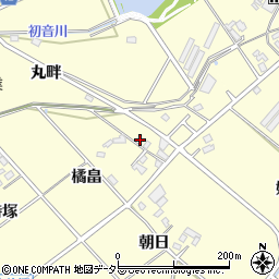 愛知県豊田市中町橘畠周辺の地図
