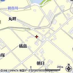 愛知県豊田市中町（橘畠）周辺の地図