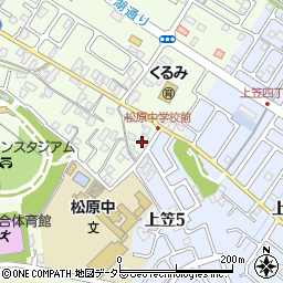 滋賀県草津市下笠町101周辺の地図