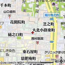 京都府京都市上京区曼陀羅町680周辺の地図