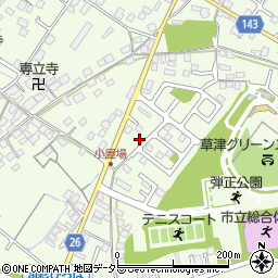 滋賀県草津市下笠町680-5周辺の地図