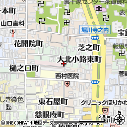 京都府京都市上京区曼陀羅町683-3周辺の地図