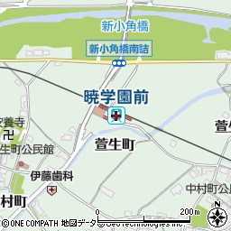 三重県四日市市周辺の地図
