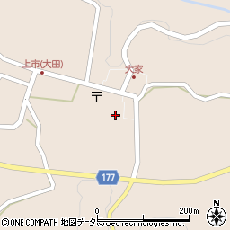島根県大田市大代町大家1696周辺の地図