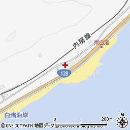 千葉県南房総市和田町白渚458-13周辺の地図