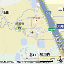 京都府亀岡市大井町北金岐観音下20周辺の地図