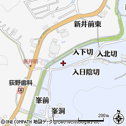愛知県豊田市下山田代町入下切周辺の地図