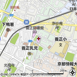 京都市　左京地域体育館周辺の地図