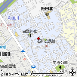 静岡県静岡市清水区石川本町12周辺の地図