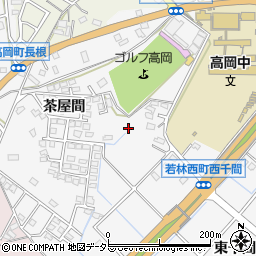 愛知県豊田市若林西町茶屋間周辺の地図