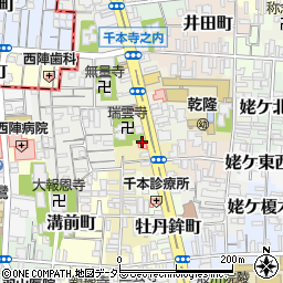 京都府京都市上京区作庵町507周辺の地図