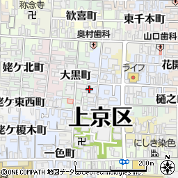 京都府京都市上京区聖天町14周辺の地図