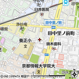 京都府京都市左京区田中野神町14-2周辺の地図