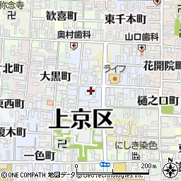 京都府京都市上京区伊佐町17周辺の地図