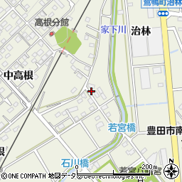 愛知県豊田市鴛鴨町治林周辺の地図