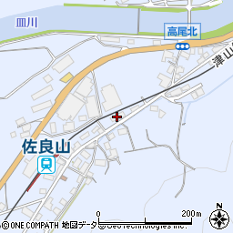 岡山県津山市高尾609周辺の地図
