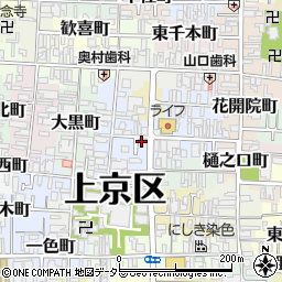 京都府京都市上京区伊佐町195周辺の地図