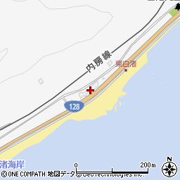 千葉県南房総市和田町白渚458-2周辺の地図