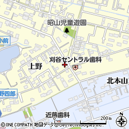 愛知県刈谷市東境町上野65-2周辺の地図